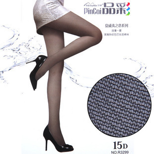 mona stockings slanting stripe Core-spun Yarn pantyhose female stockings socks