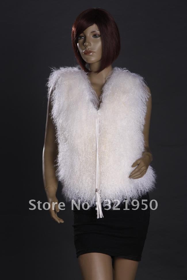 Mongolian sheep fur woman VEST FACTORY PRICE FREE SHIPPING HOT HOT HOT