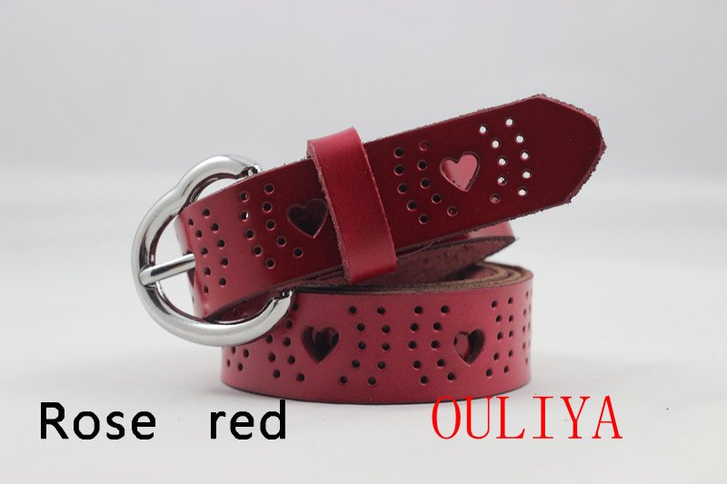 More colors for women geniue cow  leather belt 100% geniue,free shipping for China air post mail