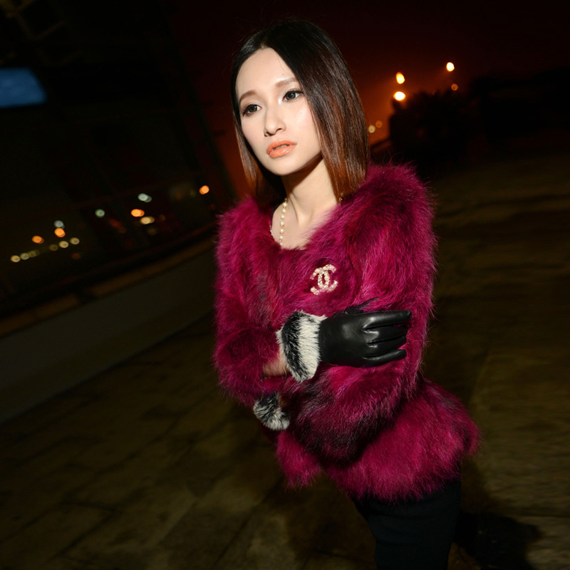 Mr . zz 2012 fashion ladies fox fur thermal slim waist coat fur wt144