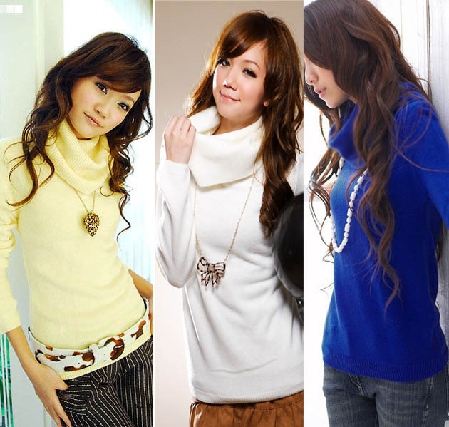 multi Candy color sweater,Pullover Korea, 2013, the latest full hair,  special sales sweater Drop shipping A1089