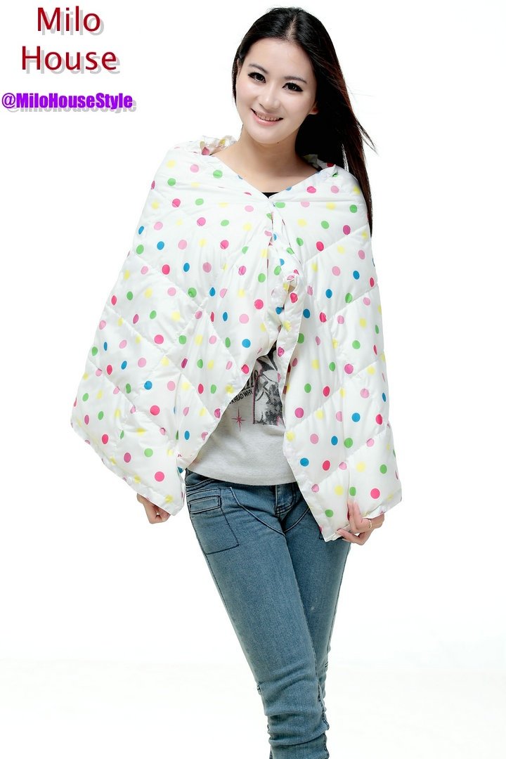 Multi-function short 90% Polyester Women cape jacket coat outwear/ used in car/working table/winer house/picnic