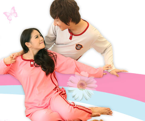 Multicolour sleepwear autumn and winter knitted cotton casual sportswear long-sleeve lovers sleepwear lounge set