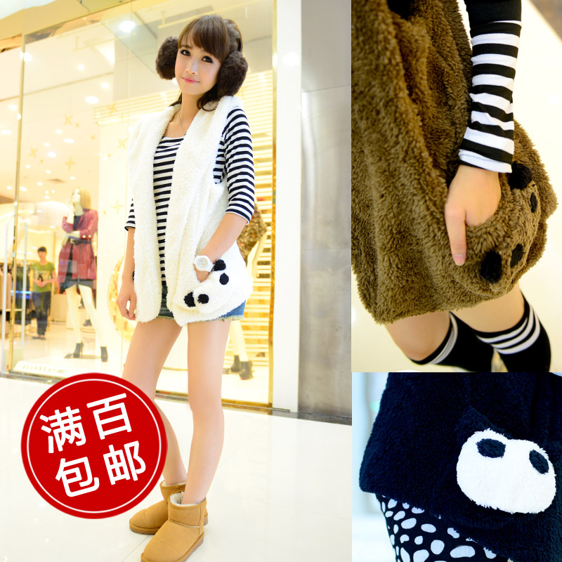 Mushroom 2012 berber fleece casual fashion vest outerwear