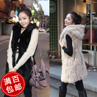 Mushroom cotton vest female fashion with a hood women's thickening