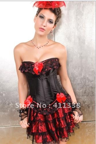 Musicals dress bunched underwear palace vest, red 5063