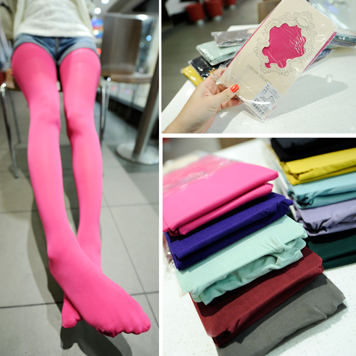 N chromophous autumn thin legging female leg socks pantyhose stockings tights new arrival