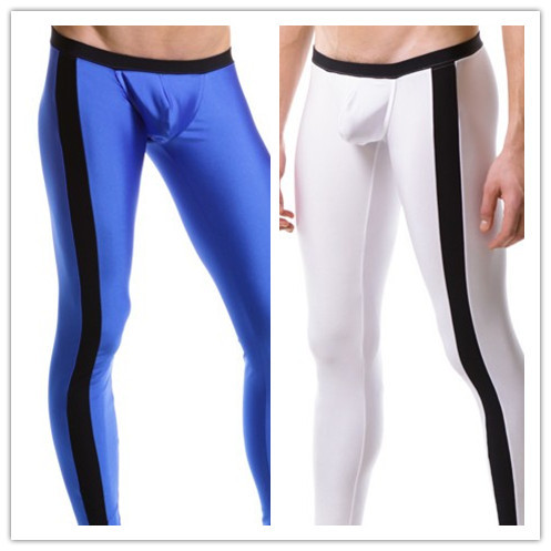 N2 n male long johns trousers tight legging ankle length trousers long johns lounge pants thin