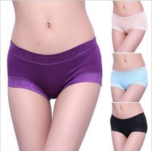 N2060Embroidered pants female boxer shorts (the lowest single order for $ 18, can be mixed items)