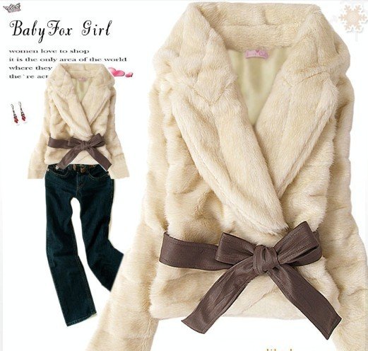 NALULA 2012 Korean New Style Hot Sale Women Outwear Soft Ladies Warm Coat Jacket With Belted HT918