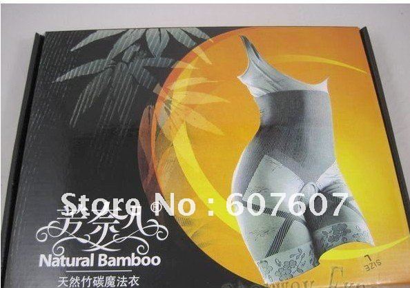 Natural Bamboo Charcoal Slimming Clothes Body Shaping Clothing Magic Underwear NaturalFree Shipping 30pcs