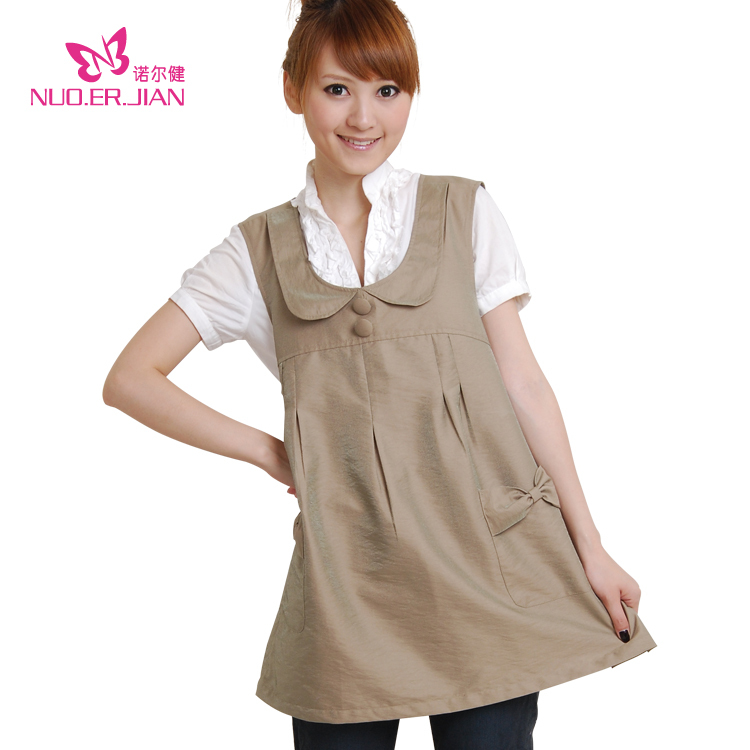 Natural silver fiber radiation-resistant maternity clothing radiation-resistant vest n3316