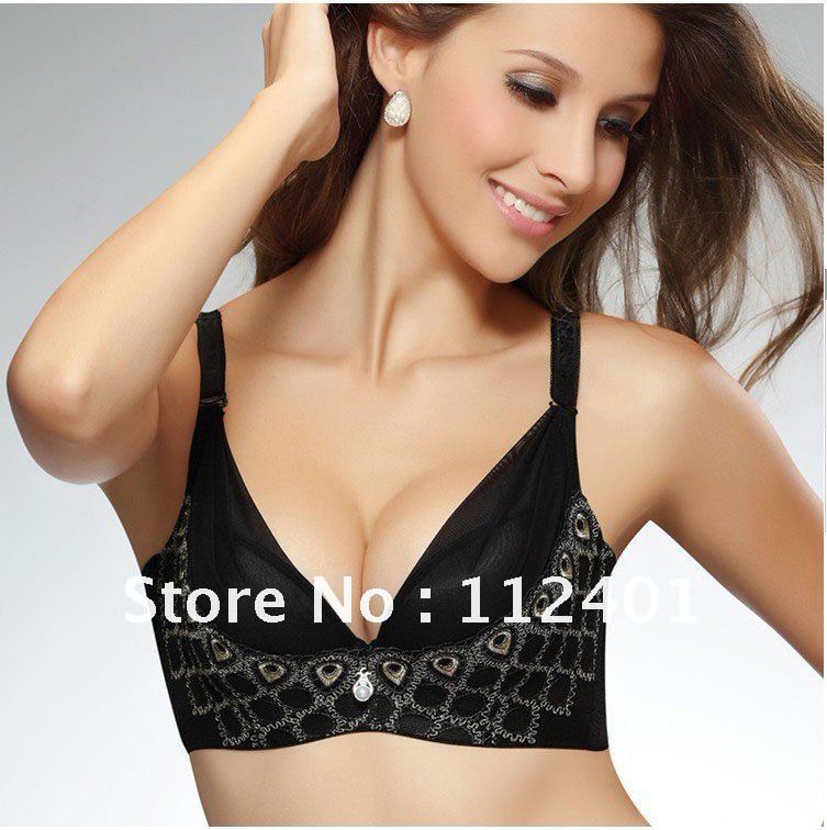 Net yarn fabrics Fiber embroidery bra sexy bra