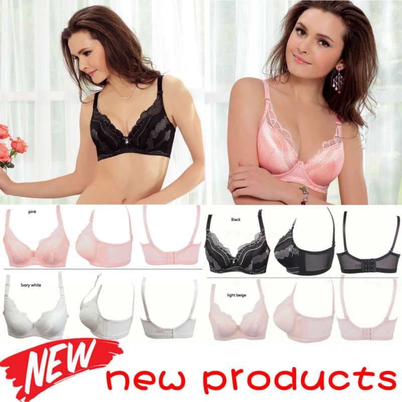 New 2013 bra black & pink bra size: 34 36 38 40 C-CUP sexy LACE bra women's bras size: 34 36 38 40 C-CUP SKU: WX039