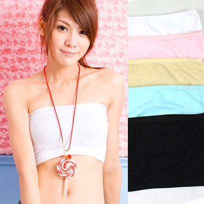 New 68 summer mm classic all-match solid color spaghetti strap basic underwear tube top tube top around the chest