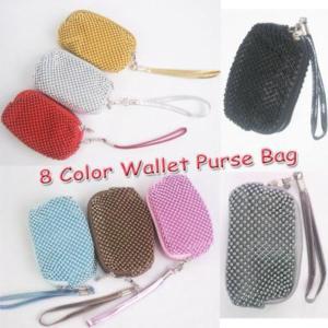 New 8 Select 1 Wallet Purse Pouch Bag Wrist Strap FZ167