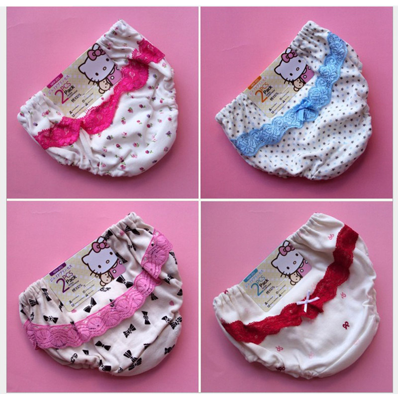 New arrival 100% child cotton panties triangle panties baby bread pants