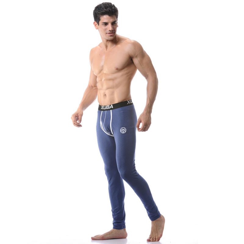 New arrival 100% cotton comfortable thermal underwear long johns male warm pants