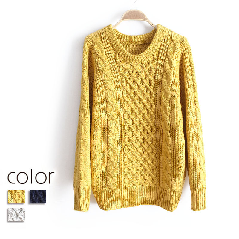 new arrival 2013 twisted formal rhombus decorative pattern pullover medium-long sweater wx1354