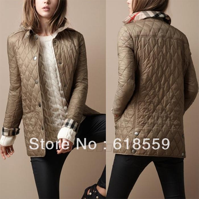 New Arrival, 2013 women's fashin  Quilted High Quality Cotton Coat  Jacket Free Shipping