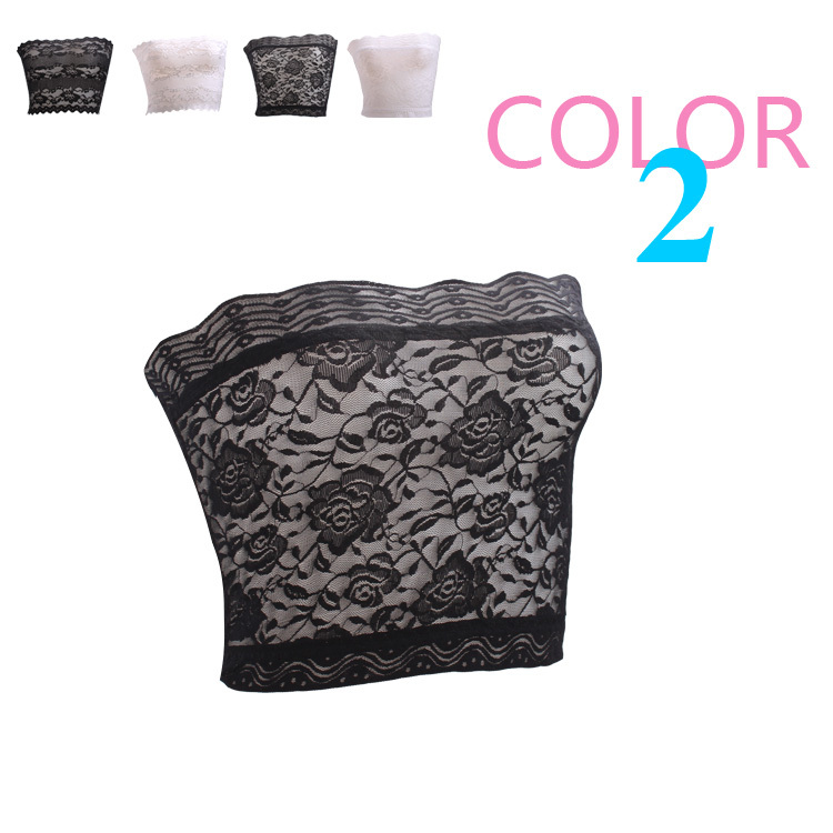 New arrival all-match basic medium-long sexy lace gauze women's tube top tube top