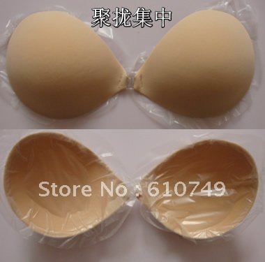 New arrival Breast enhancement gathered invisible bra  Free shipping