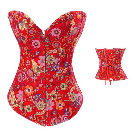 New Arrival!!! Corset  , Bustier, Lingerie,  Red Overbust Corset--381