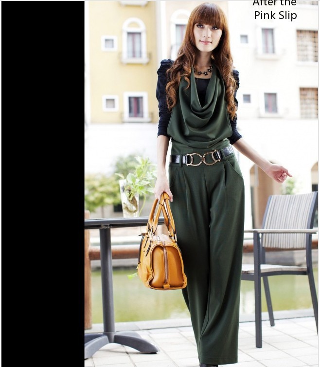 New arrival Fashion 2013 women Jumpsuit Romper Black/Green Color  Wide Leg Jumpsuits Casual Jumpsuit Woman Plus Size