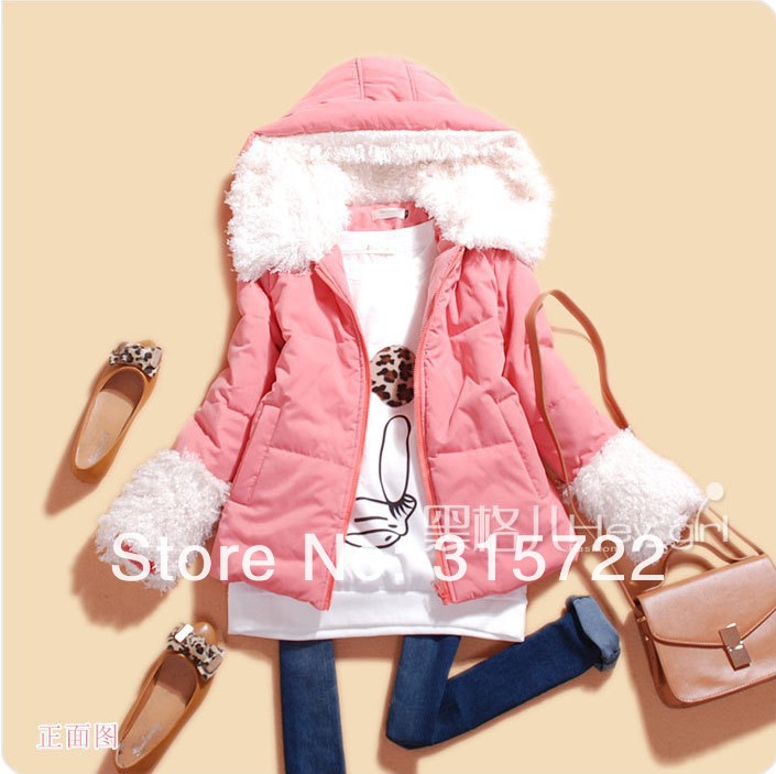 new arrival hot Korean winter women warm coat sweet nap short coat casual jacket L-030