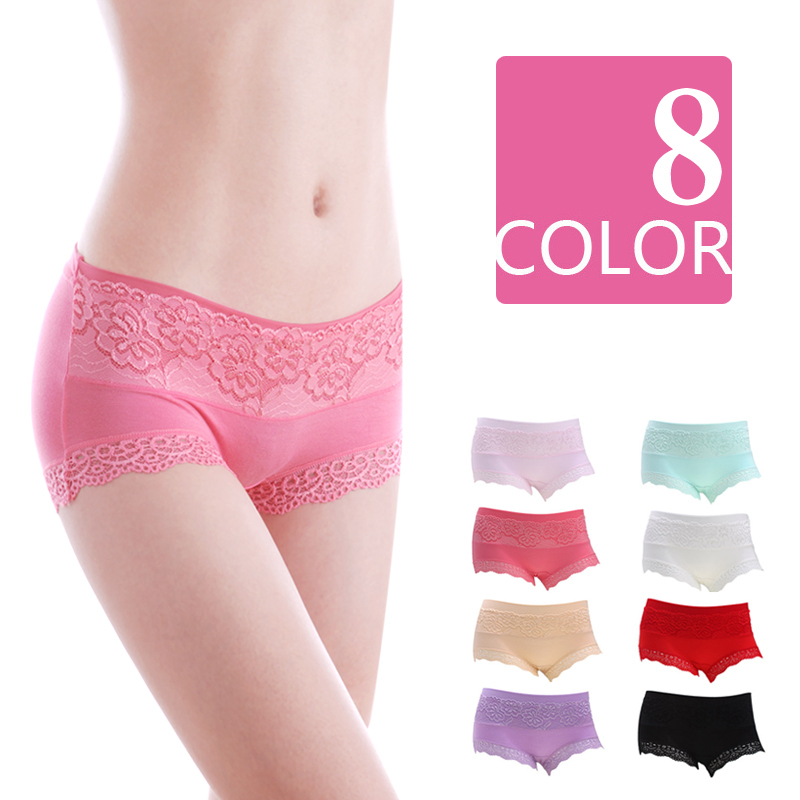 New arrival sexy lace gauze plus size female panties bamboo fibre rgxzr fabric