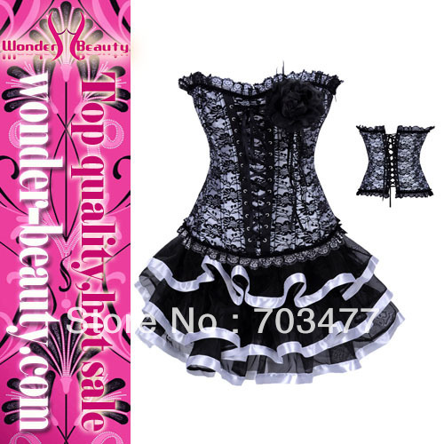 New Arrival Sexy pattern Corsets Sexy Strapless Corsets With Dress