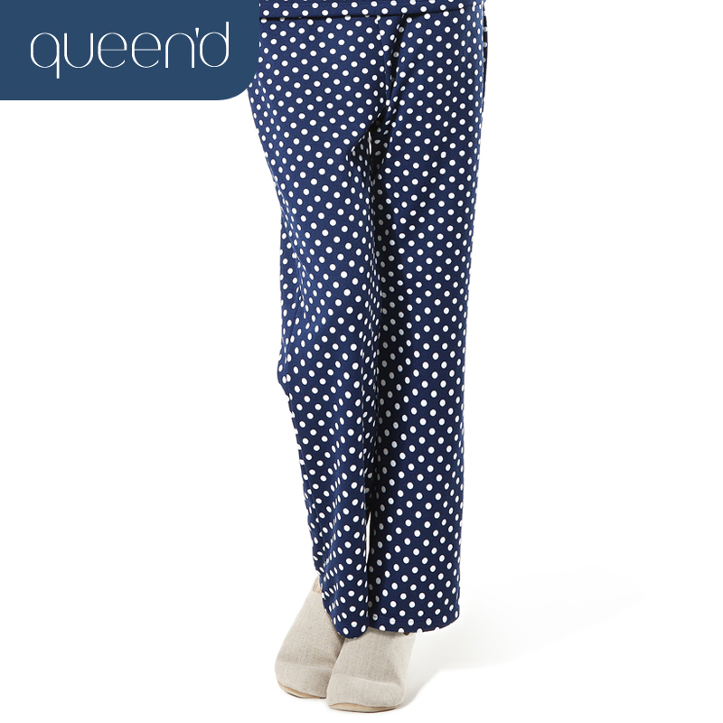 New arrival sleepwear 2012 fashion women's polka dot set combination home trousers