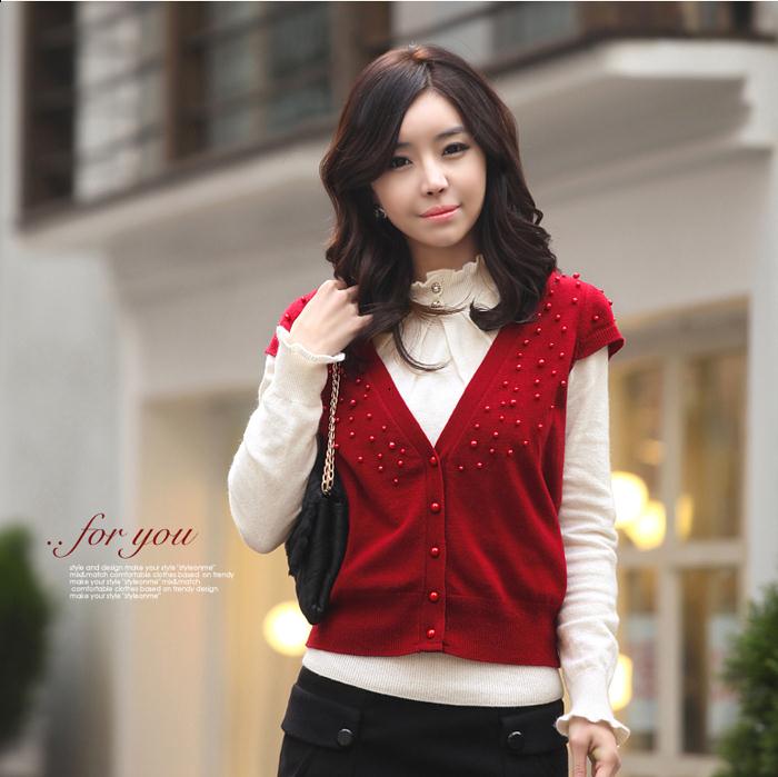 New arrival slim wool vest ol professional women