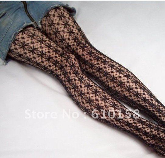 New Arrival! Spider Fishnet Sexy Pantyhose Tights  Leggings Hosiery Stockings 10pcs/Lot With Retail Package