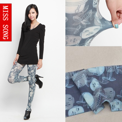 NEW ARRIVAL   stockings personalized skull magic pattern pantyhose high quality socks female