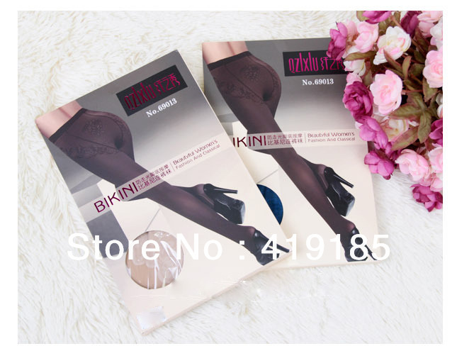 New arrival! Women butterfly foot massage socks 120d legs pantyhose sexy body shaping socks 4 colors(W-sock-15)