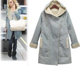 New arrival  women double-breasted button Wool Jacket warm coat for winter free shipping