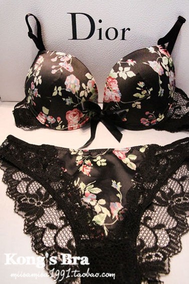 New Arrival Women Fashion Lace Push Up Bra Set,Famous Brand,Sexy Underwear,CPAM Free Shipping