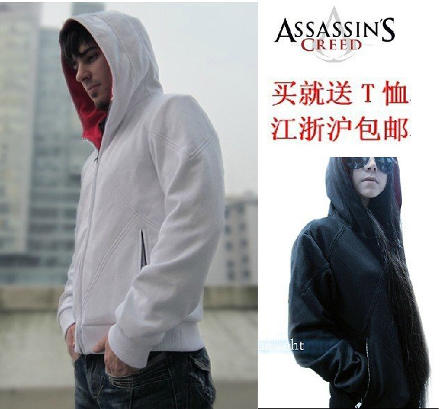 New arrive Free shipping 2013 men and women and men high-grde black hawk assassins creed brotherhood combat uniform clothes.