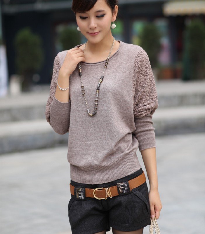 New arrive ! FREE SHIPPING large size long sleeve loose knitwear sweater high quality!