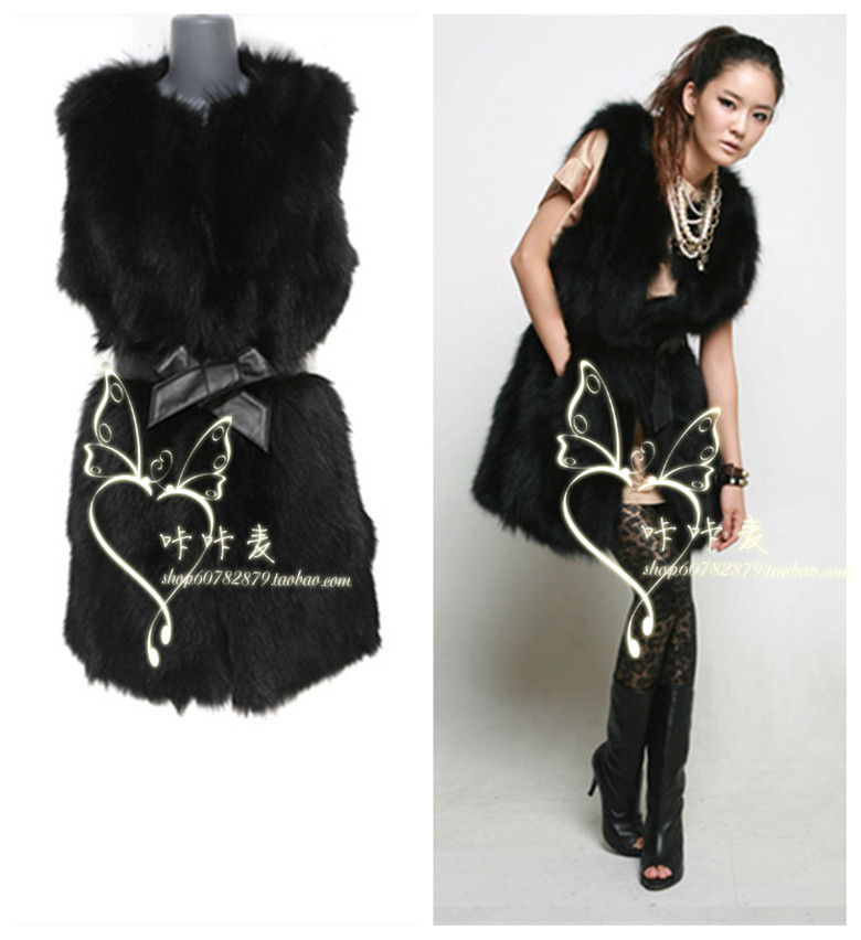 new arrivial, Fur coat , medium-long fox fur vest 2012 fur coat