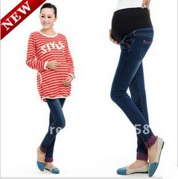 NEW Autumn Maternity jeans Pregnant women Jeans Maternity pants #Y3305