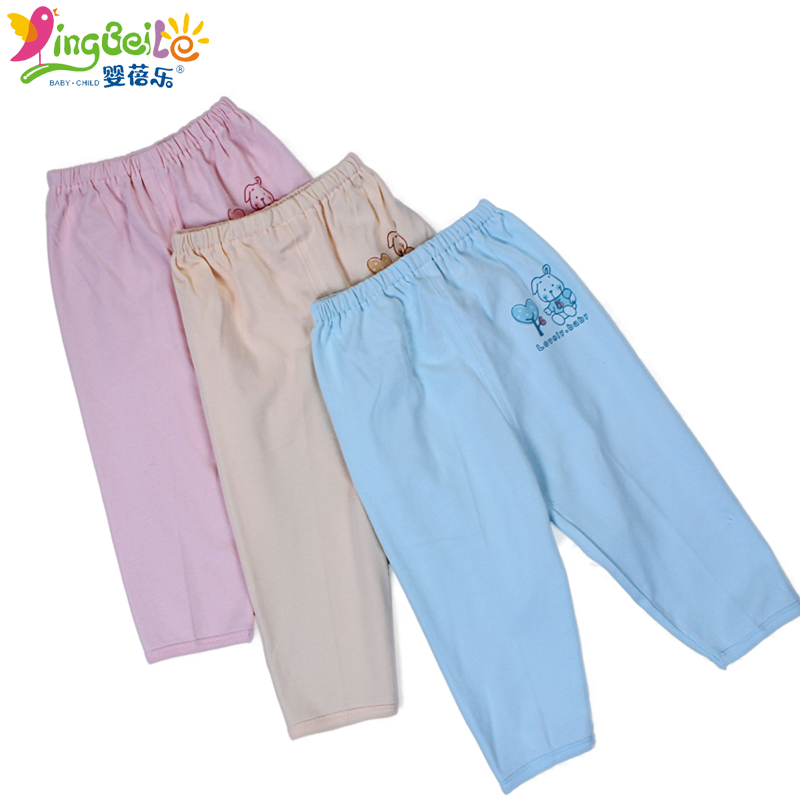 new children's clothing baby clothes at home child care thick cotton warm pants Children's bamboo fiber trousers