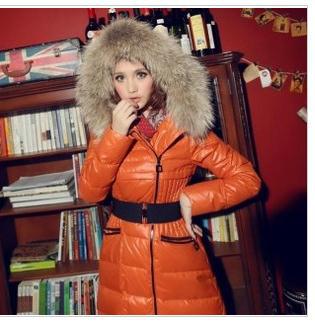 New coat in winter 2012 Korean Girdles thickened Hat fur collar cotton down jacket casual fashion