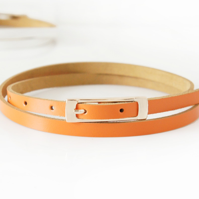 New cowhide women's decoration thin belt fashion all-match casual genuine leather strap Women fs1138