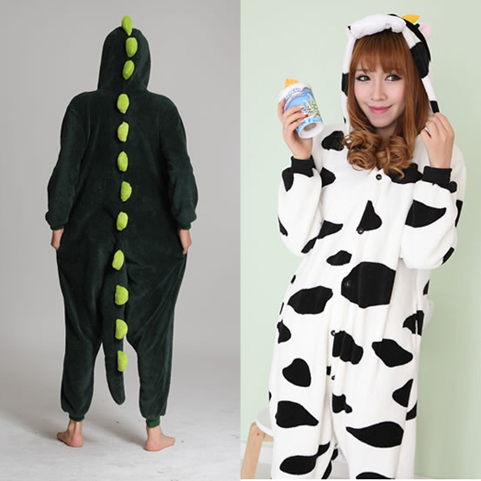 New Cute Unisex Cartoon Hoodie Kigurumi Pajamas Cosplay Onesie Winter Sleepwear