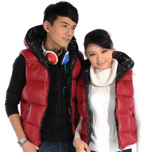 New detachable cap couple men and women waistcoat