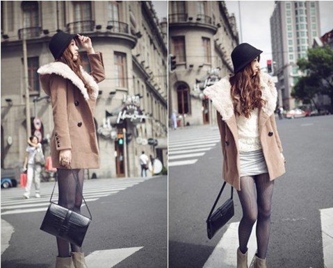 NEW, elegant fashion design autumn & winter woolen coat