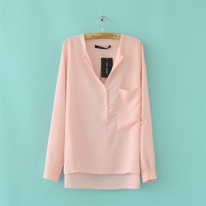 NEW excellent quality, European style elegant fashion chiffon ladies blouse