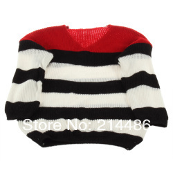 New Fashion Women's Sweater V-Neck Striped Knitwear TOP Pullover Long Sleeve Hot Selling